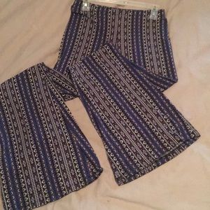 Forever 21 knit bell bottom pants